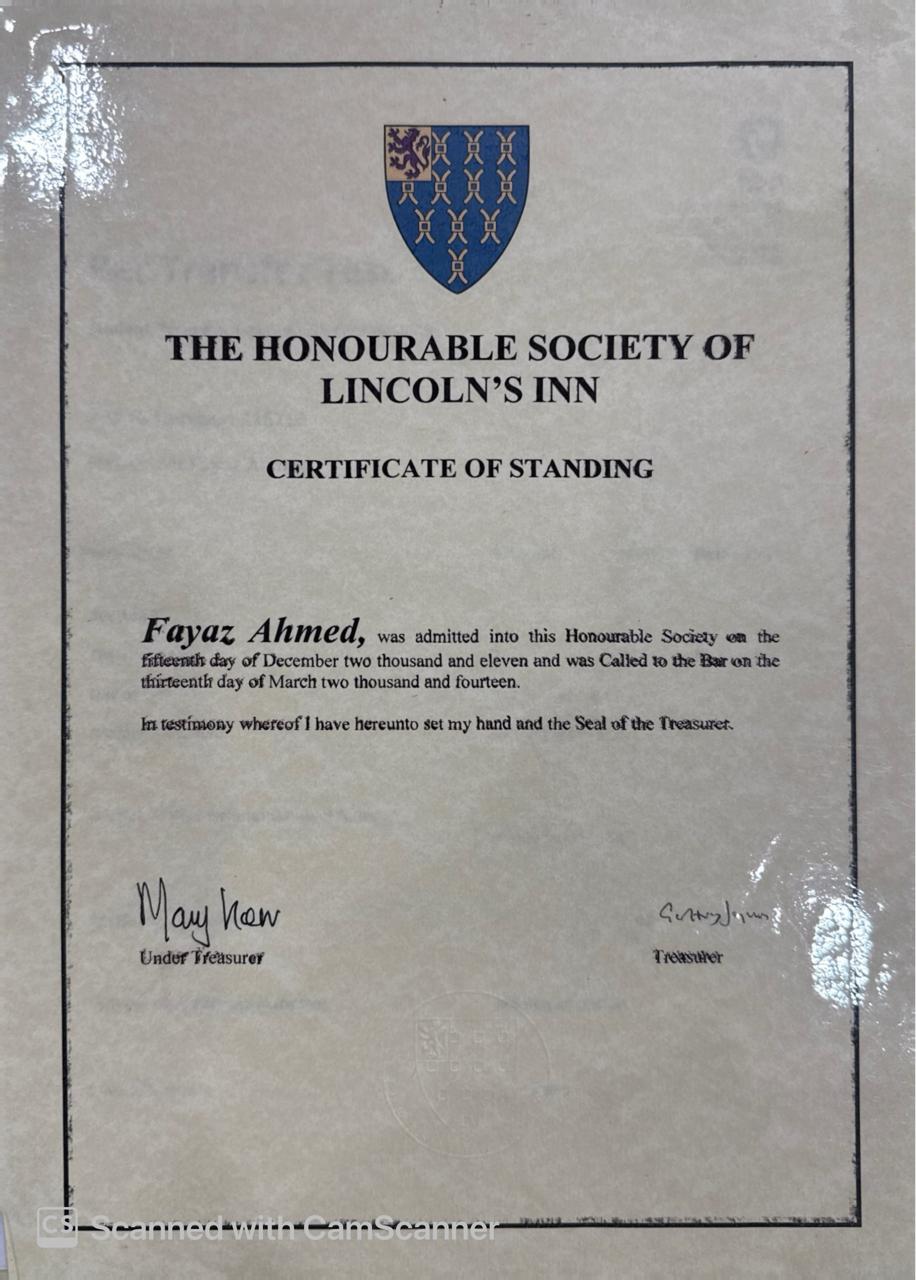 Professional Qualification